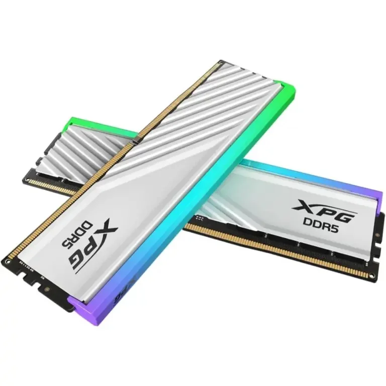 XPG Lancer Blade RGB DDR5 6000MHz CL30 64GB (2x32GB) PC5-48000 RAM 288-Pins UDIMM Desktop Memory Kit White Heatsink