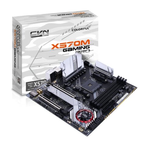 Colorful CVN X570M Gaming Pro V14 AMD AM4 Micro-ATX Gaming Motherboard