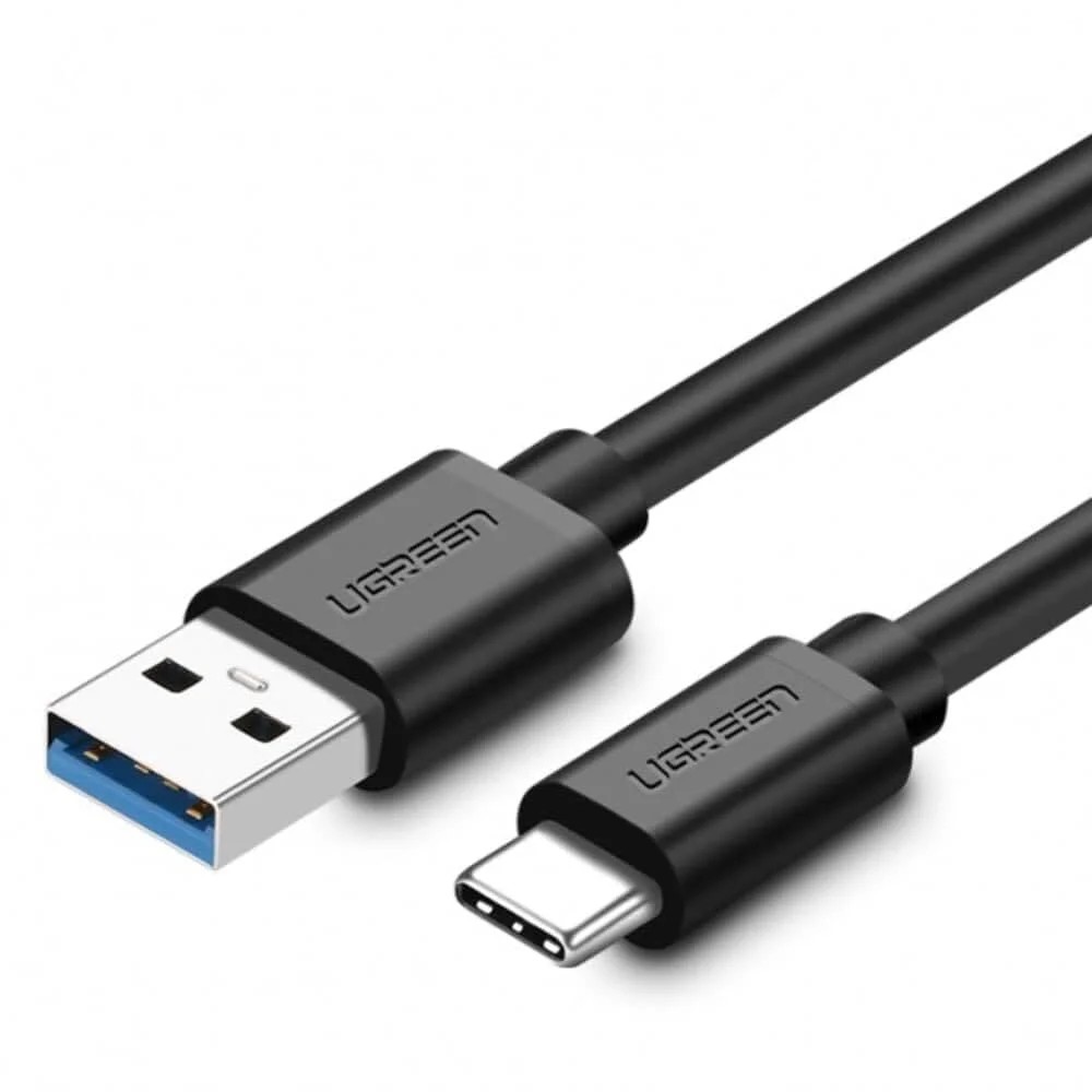 UGREEN USB 3.0 A Male to Type C Male Cable Nickel Plating 1m (black)