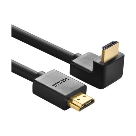 3 UGREEN HDMI 4K Cable Male to Male 90 Degree Black 2m
