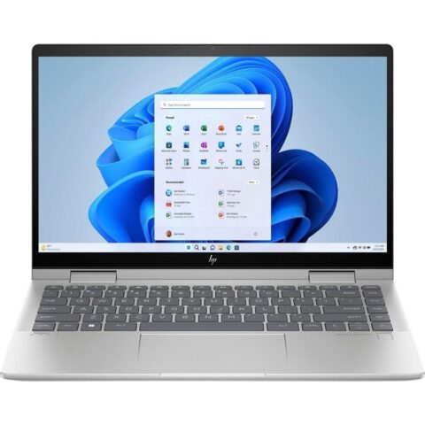 HP ENVY x360 2-in-1 14-ES1023DX Laptop | Intel® Core™ 7 processor 150U 16GB 512GB SSD Backlit KB Fingerprint Reader 14" FHD Touchscreen Windows 11 | Natural Silver